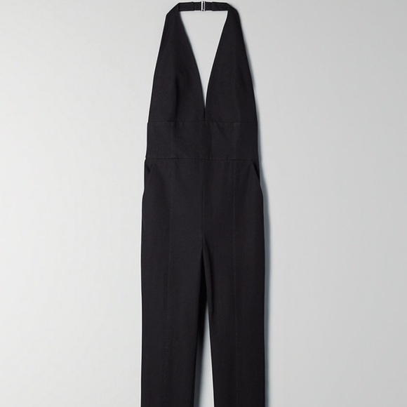 Aritzia Babaton Chance jumpsuit black size 0 - Picture 11 of 11